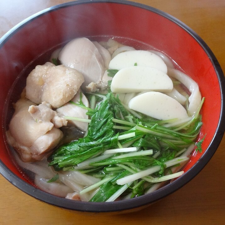 讃岐うどんで！鶏うどん